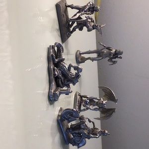 Pewter figurines
